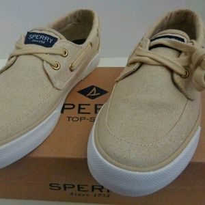 Sperry Pier Boat Sparkle Boat Shoes. New. Wmns 5.5